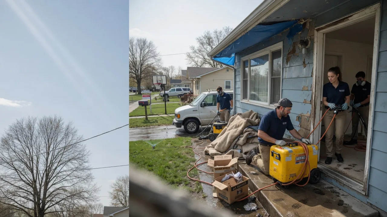Basement Flood Cleanup in Rhodelia, KY near me